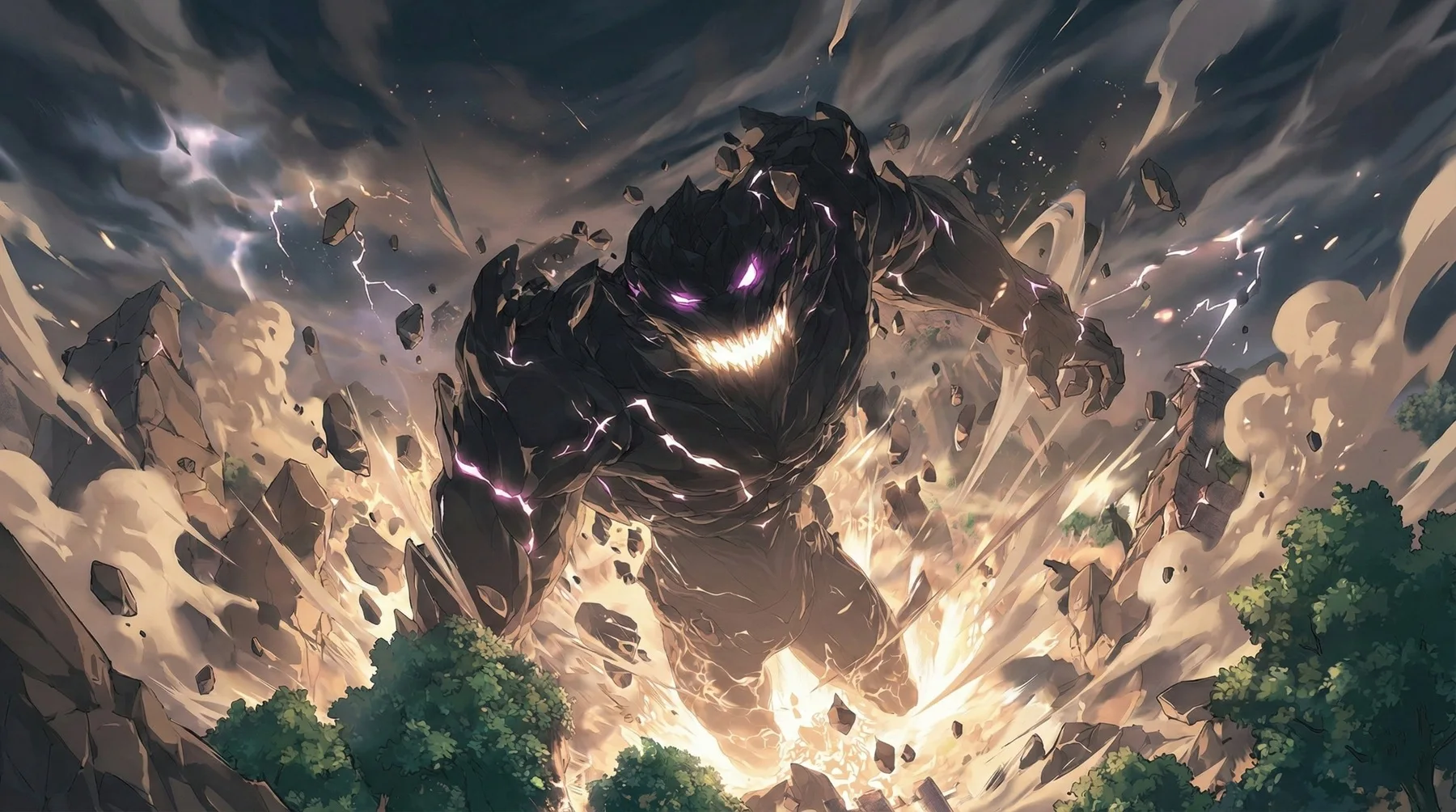 Scène de combat épique fantasy