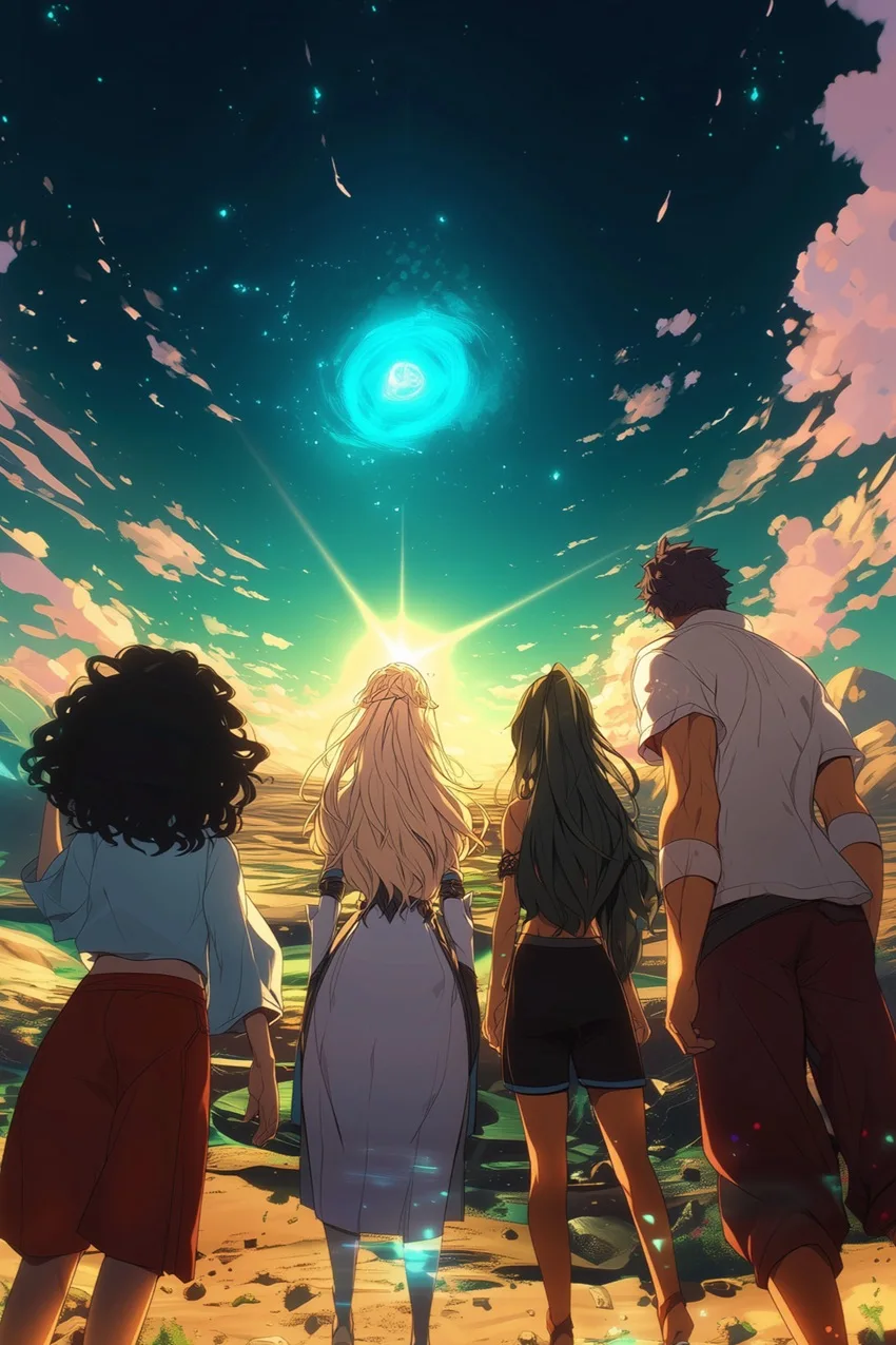 Scène de vie des personnages